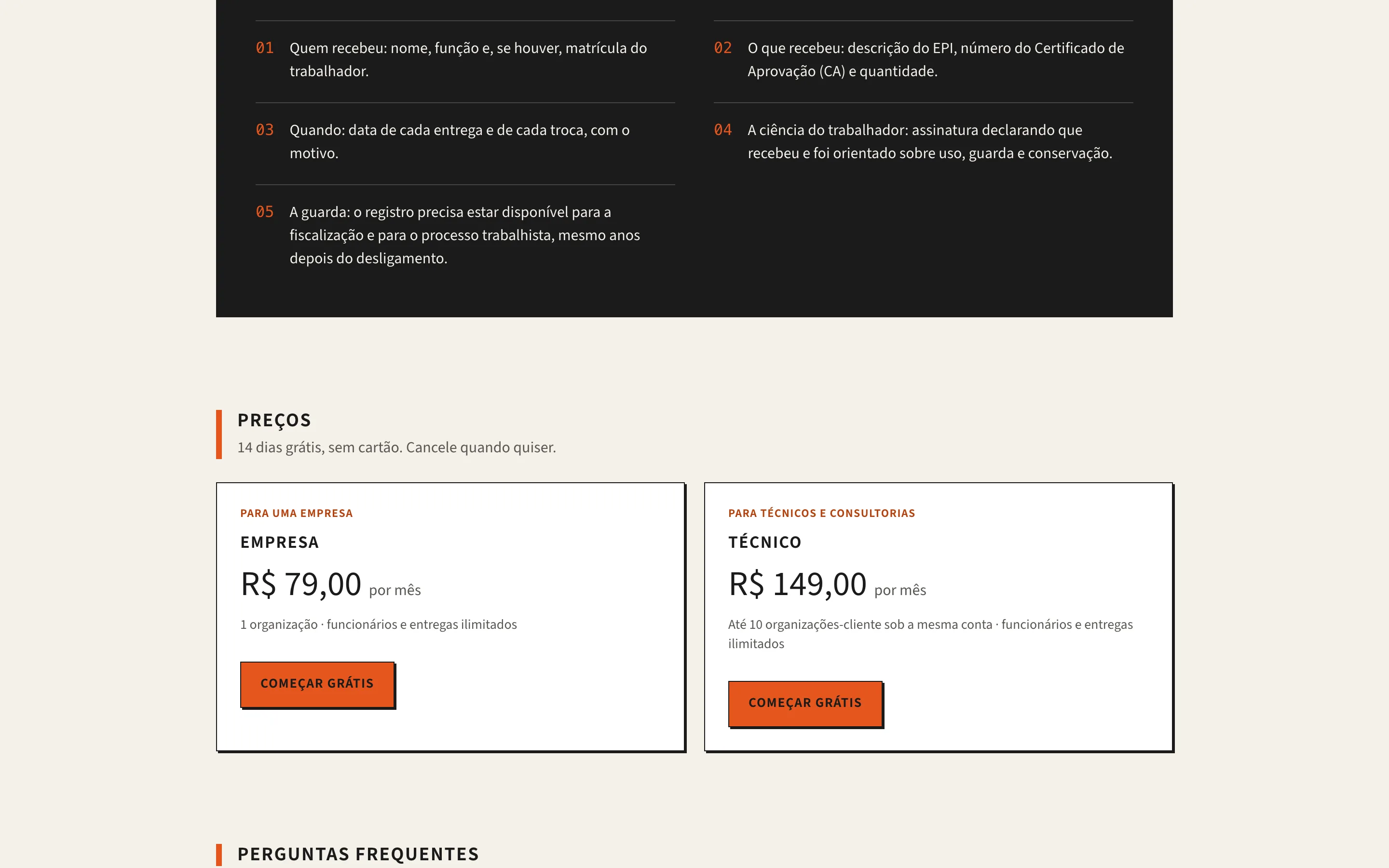 Ficha EPI — desktop