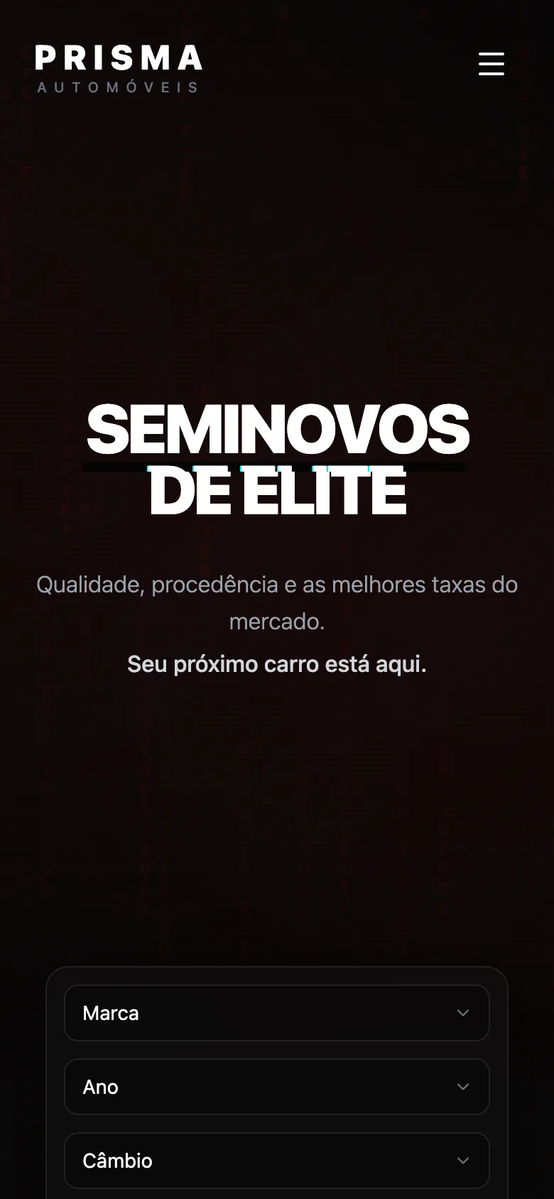 Prisma Automóveis — celular